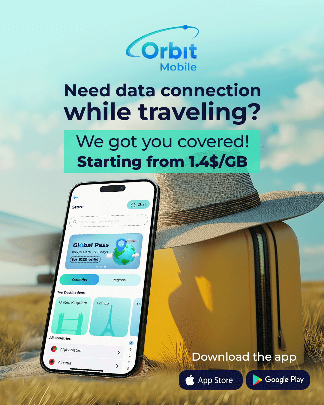Orbit mobile travel